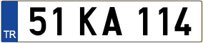 Truck License Plate